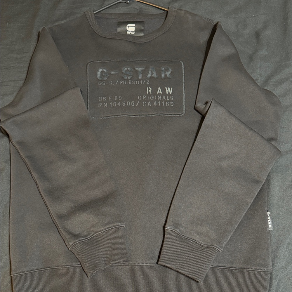 G-Star Men's BlackCrewneck Sweater